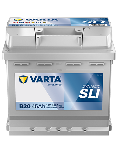 VARTA DYNAMIC SLI B20 12V 45Ah 400A - Borna Normala (dreapta +)