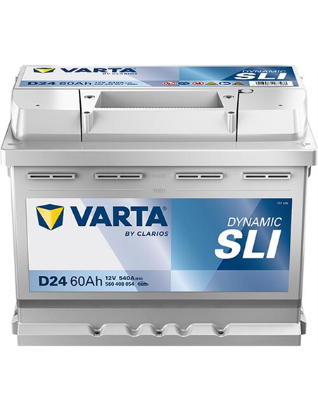 VARTA DYNAMIC SLI D24 12V 60Ah 540A - Borna Normala (dreapta +)