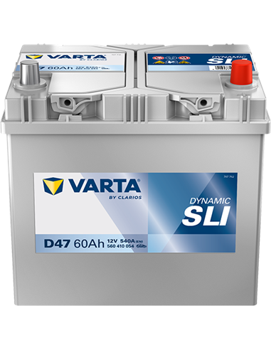 VARTA DYNAMIC SLI D47 12V 60Ah 540A - Borna Normala (dreapta +)