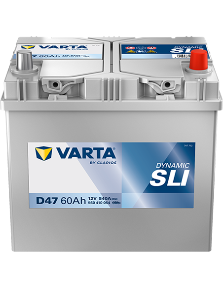 VARTA DYNAMIC SLI D47 12V 60Ah 540A - Borna Normala (dreapta +)