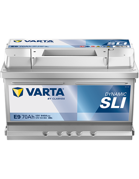 VARTA DYNAMIC SLI E9 12V 70Ah 640A - Borna Normala (dreapta +)