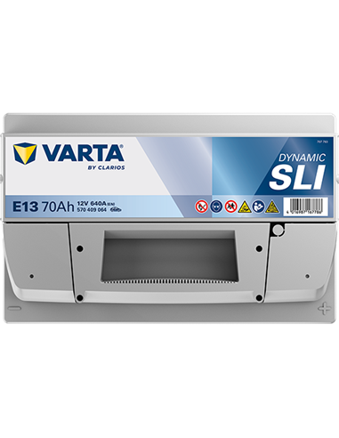 VARTA DYNAMIC SLI E13 12V 70Ah 640A - Borna Normala (dreapta +)
