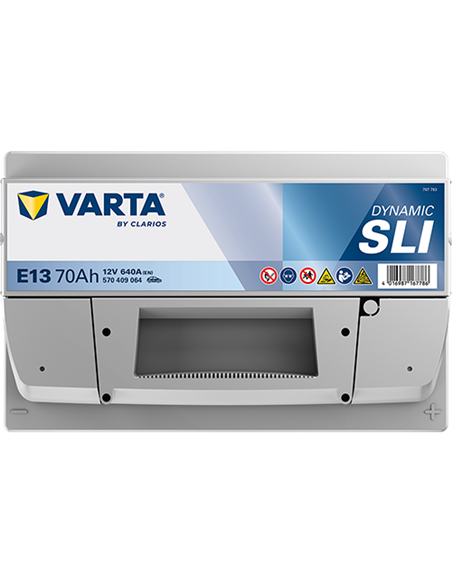 VARTA DYNAMIC SLI E13 12V 70Ah 640A - Borna Normala (dreapta +)
