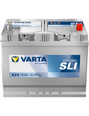 VARTA DYNAMIC SLI 23 12V 70Ah 630A - Borna Normala (dreapta +)