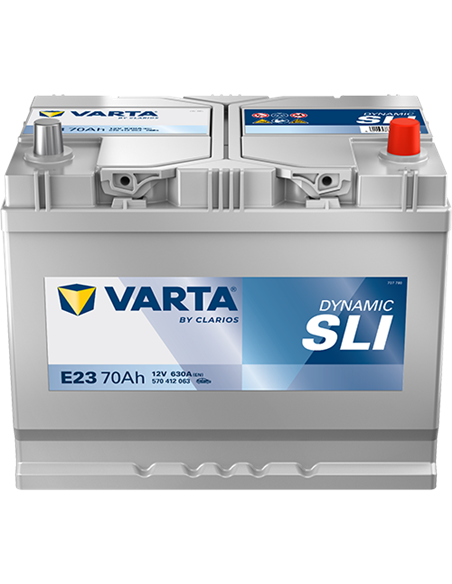VARTA DYNAMIC SLI 23 12V 70Ah 630A - Borna Normala (dreapta +)