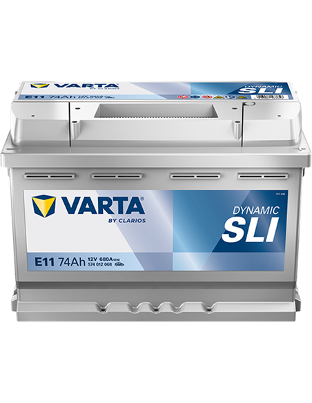 VARTA DYNAMIC SLI E11 12V 74Ah 680A - Borna Normala (dreapta +)