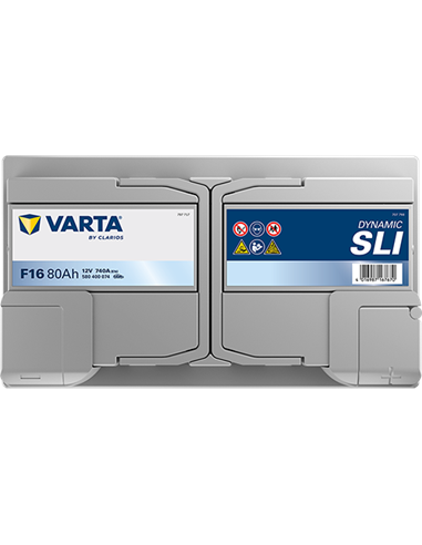 VARTA DYNAMIC SLI F16 12V 80Ah 740A - Borna Normala (dreapta +)