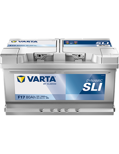 VARTA DYNAMIC SLI F17 12V 80Ah 740A - Borna Normala (dreapta +)