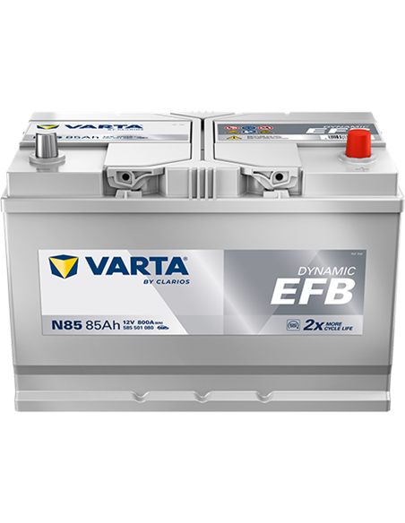 VARTA DYNAMIC EFB N85 12V 85Ah 800A - Borna Normala (dreapta +)