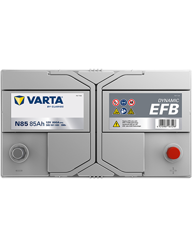 VARTA DYNAMIC EFB N85 12V 85Ah 800A - Borna Normala (dreapta +)