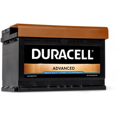DURACELL Advanced 12V 74Ah 680A - Borna Normala (dreapta +)