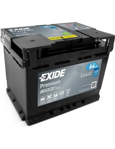 EXIDE PREMIUM 12V 64Ah 640A - Borna Normala (dreapta +)