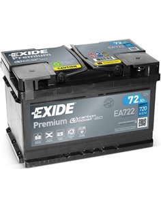 EXIDE PREMIUM 12V 72Ah 720A - Borna Normala (dreapta +)
