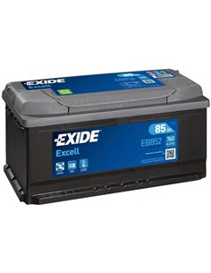 EXIDE EXCELL 12V 85Ah 760A - Borna Normala (dreapta +)