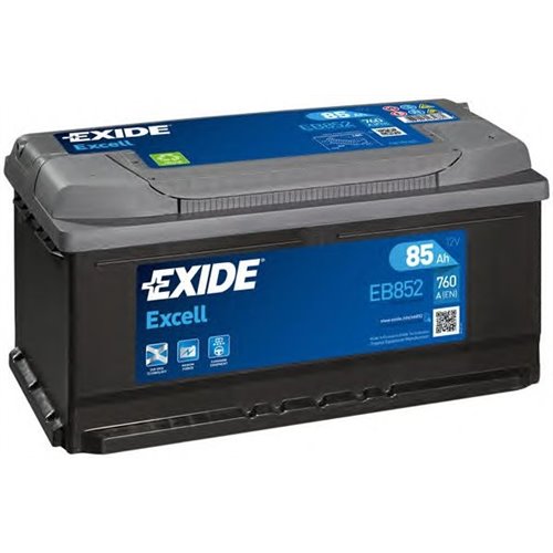 EXIDE EXCELL 12V 85Ah 760A - Borna Normala (dreapta +)