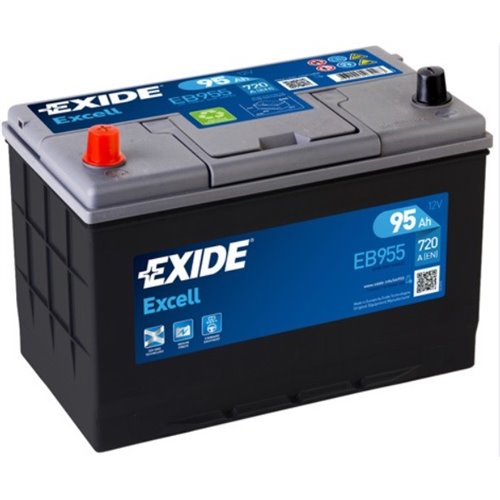 EXIDE Excell 12V 95Ah 760A - Borna Inversa (stanga +)