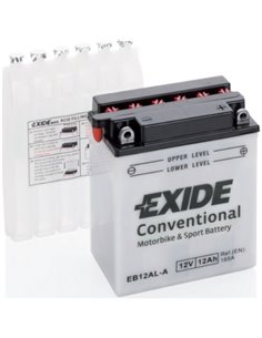 EXIDE CONVENTIONAL moto 12V 12Ah 165A - Borna Normala (dreapta +)