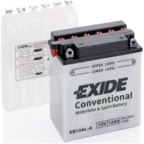 EXIDE CONVENTIONAL moto 12V 12Ah 165A - Borna Normala (dreapta +)