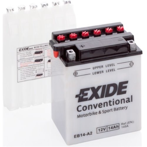 EXIDE CONVENTIONAL moto 12V 14Ah 145A - Borna Inversa (stanga +)