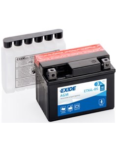 EXIDE AGM - moto START-STOP 12V 3Ah 50A - Borna Normala (dreapta +)