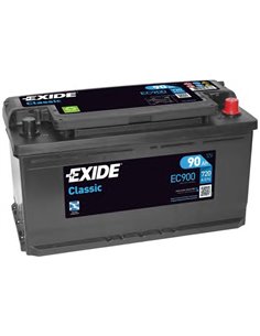 EXIDE CLASSIC 12V 90Ah 720A - Borna Normala (dreapta +)