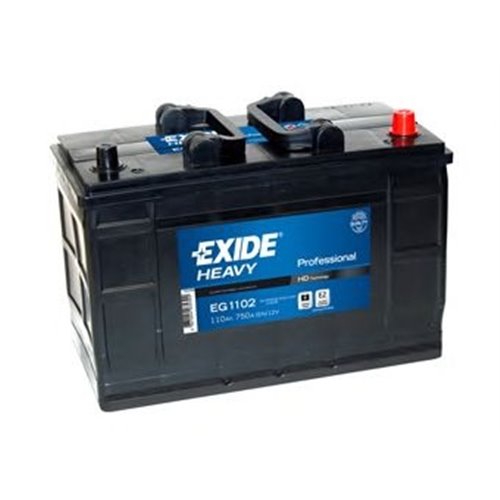 EXIDE PROFESSIONAL 12V 110Ah 750A - Borna Normala (dreapta +)