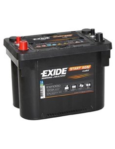 EXIDE START AGM START STOP 12V 50Ah 800A - Borna Inversa (stanga +)