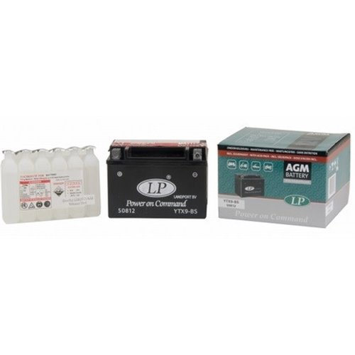 LANDPORT AGM - moto - Power on Command START-STOP 12V 8Ah - Borna Inversa (stanga +)