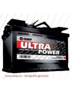 QWP Ultra Power 12V 80Ah 740A - Borna Normala (dreapta +)