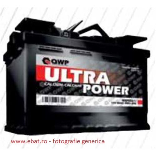 QWP Ultra Power 12V 80Ah 740A - Borna Normala (dreapta +)