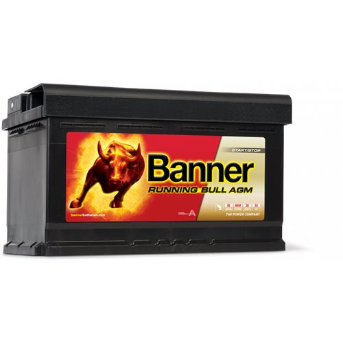 BANNER Running Bull AGM 12V 80Ah 800A - Borna Normala (dreapta +)