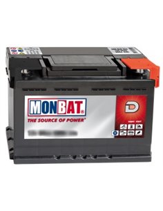 MONBAT Dynamic 12V 50Ah 420A - Borna Normala (dreapta +)