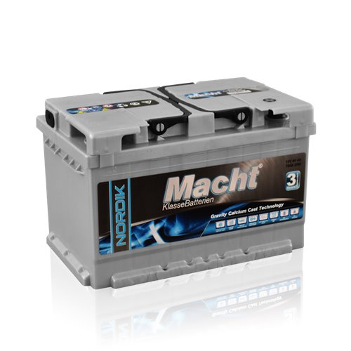 MACHT NORDIK 12V 80Ah 760A - Borna Normala (dreapta +)