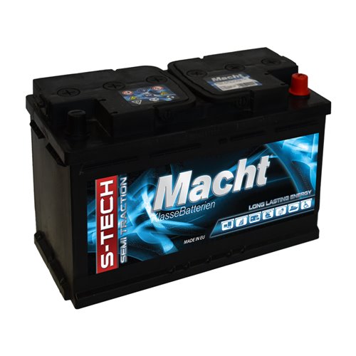 MACHT S-TECH SEMITRACTIUNE 12V 100Ah - Borna Normala (dreapta +)