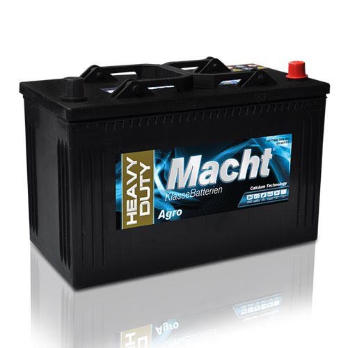 MACHT HEAVY DUTY 12V 110Ah 750A - Borna Normala (dreapta +)