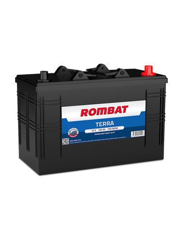 ROMBAT TERRA 12V 105Ah 700A - Borna Normala (dreapta +)