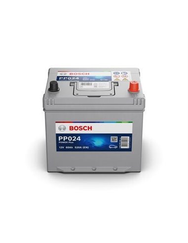 BOSCH Power Plus Line 12V 60Ah 520A - Borna Normala (dreapta +)