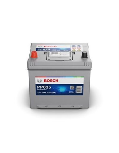 BOSCH Power Plus Line 12V 60Ah 520A - Borna Inversa (stanga +)