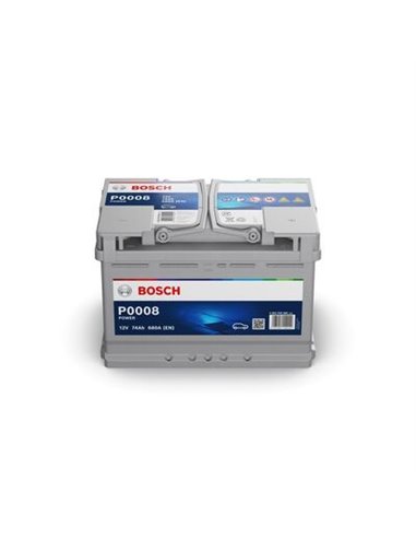 BOSCH Power Line 12V 74Ah 680A - Borna Normala (dreapta +)
