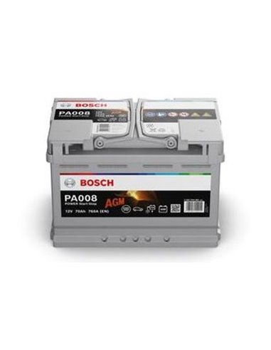 BOSCH Power AGM Line 12V 70Ah 760A - Borna Normala (dreapta +)