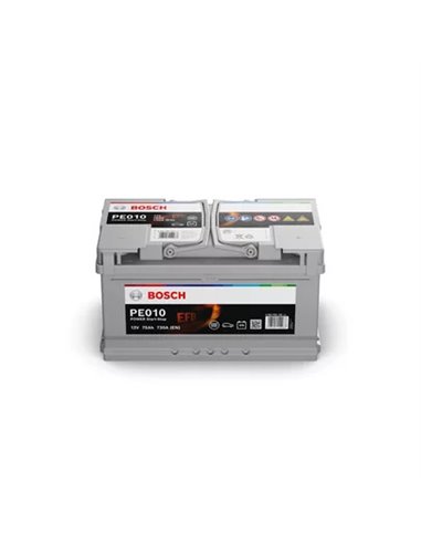 BOSCH Power EFB Line 12V 75Ah 730A - Borna Normala (dreapta +)