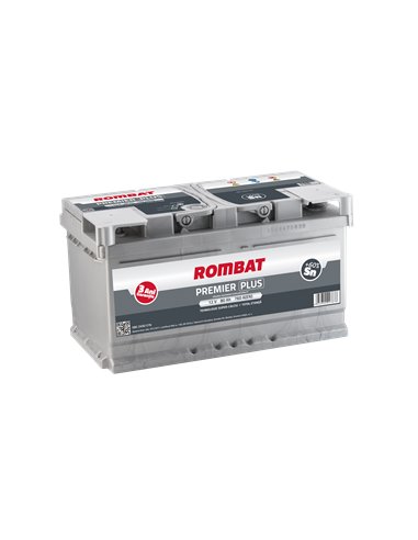 ROMBAT PREMIER PLUS 12V 80Ah 760A - Borna Normala (dreapta +)
