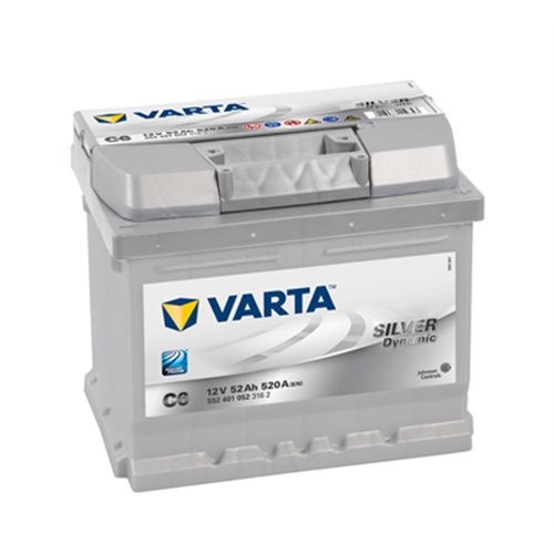 VARTA Silver Dynamic 12V 52Ah 520A - Borna Normala (dreapta +)