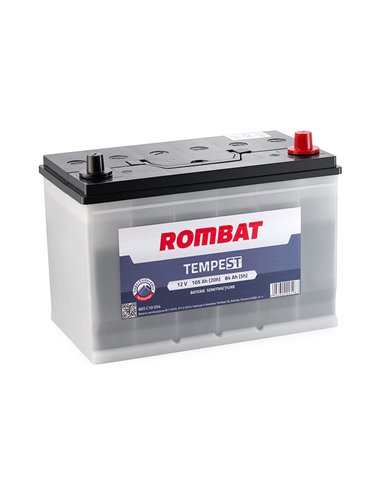 ROMBAT TEMPEST 12V 105Ah - Borna Normala (dreapta +)