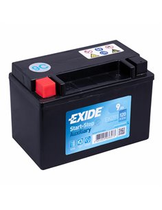 EXIDE START-STOP AUXILIARY 12V 9Ah 120A - Borna Inversa (stanga +)
