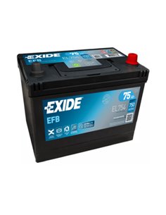 EXIDE EFB 12V 75Ah 750A - Borna Normala (dreapta +)