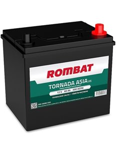 ROMBAT Tornada Asia 12V 60Ah 500A - Borna Normala (dreapta +)