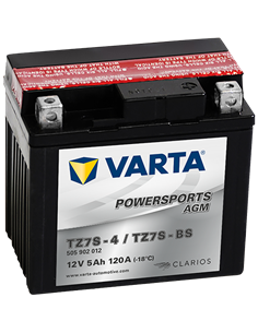 VARTA POWERSPORTS AGM 12V 5Ah 120A - Borna Normala (dreapta +)
