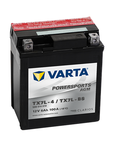 VARTA POWERSPORTS AGM 12V 6Ah 100A - Borna Normala (dreapta +)