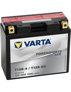 VARTA POWERSPORTS AGM 12V 10Ah 170A - Borna Inversa (stanga +)
